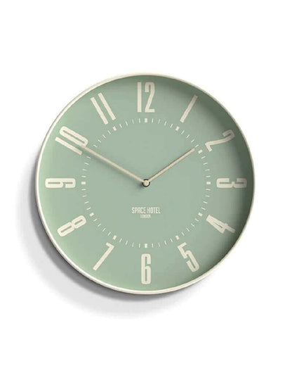 Space Hotel MARS DOG Wall Clock White/Green SPACE HOTEL