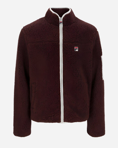 FILA Yaler Sherpa Jacket Brown Stone/Egret FILA