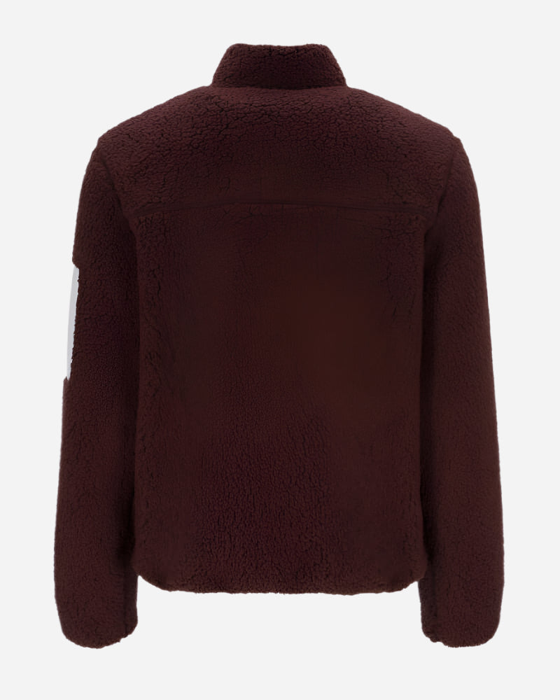 FILA Yaler Sherpa Jacket Brown Stone/Egret FILA