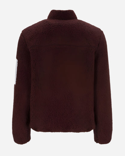 FILA Yaler Sherpa Jacket Brown Stone/Egret FILA