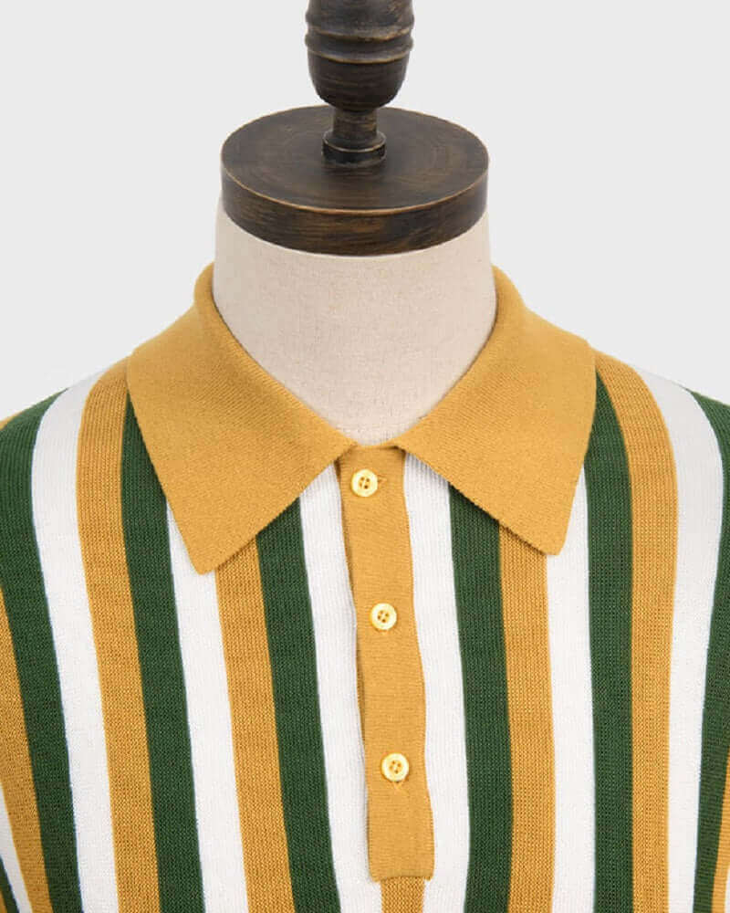 Art Gallery Clothing JIM Polo Mustard Art Gallery Clothing