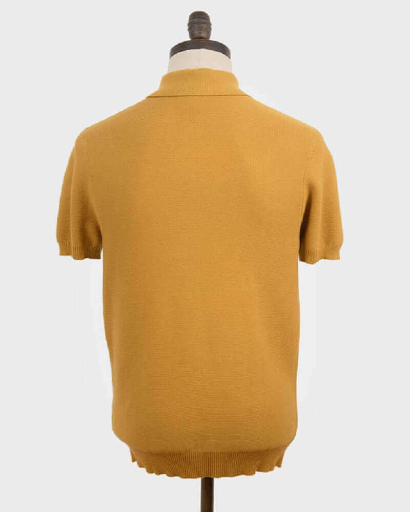 Art Gallery Clothing JIM Polo Mustard Art Gallery Clothing