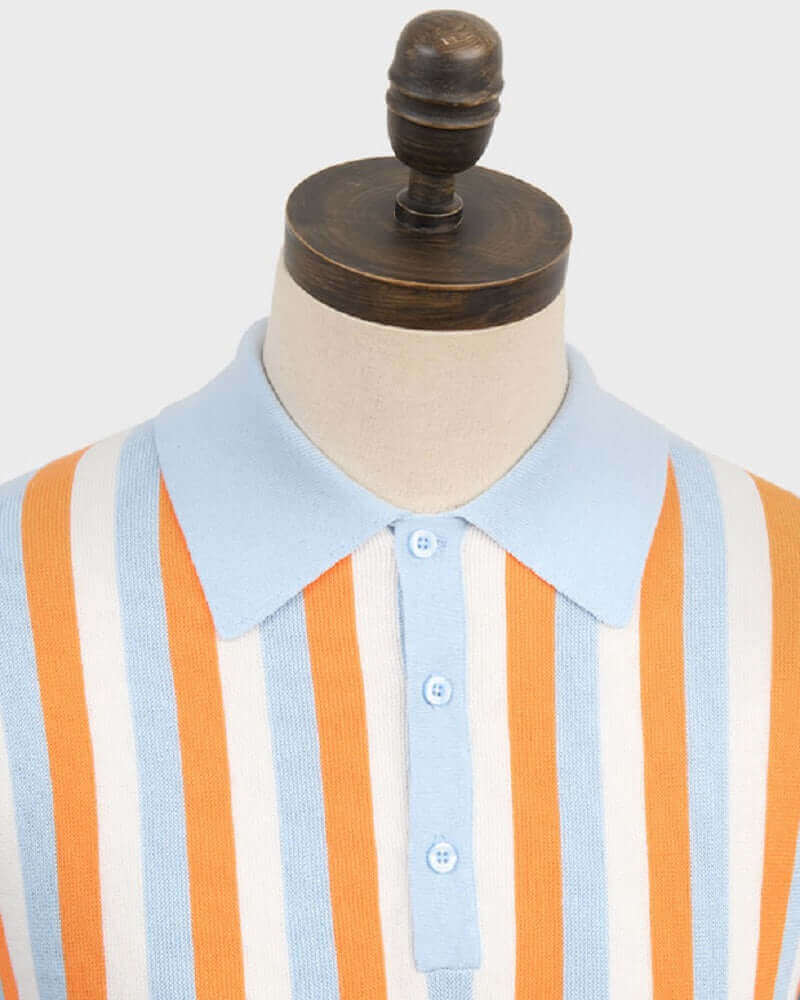 Art Gallery Clothing JIM Polo Sky Blue Art Gallery Clothing