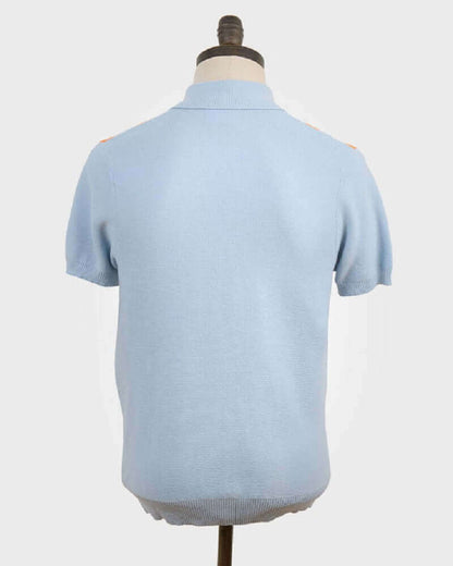 Art Gallery Clothing JIM Polo Sky Blue Art Gallery Clothing