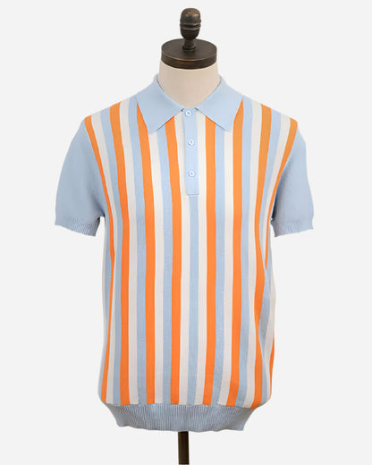 Art Gallery Clothing JIM Polo Sky Blue Art Gallery Clothing