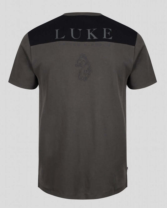 Luke 1977 BACK UP T Shirt Seal Grey-HALF PRICE!