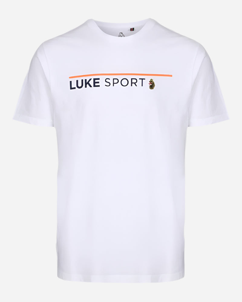 Luke FREEDOM Embroidery T Shirt White