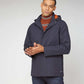 Ben Sherman Hooded Coach Jacket Midnight Blue