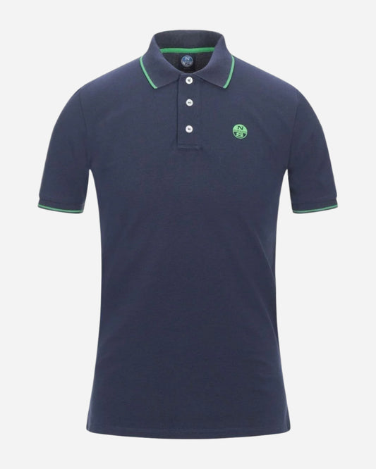 north sails polo navy green