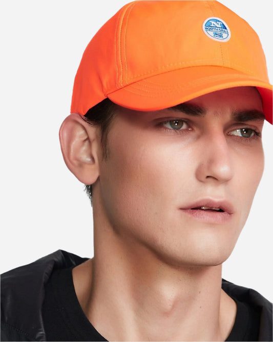 north-sails-baseball-cap-orange-fluo