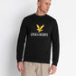 Lyle and Scott Logo Sweatshirt Black - indi menswear