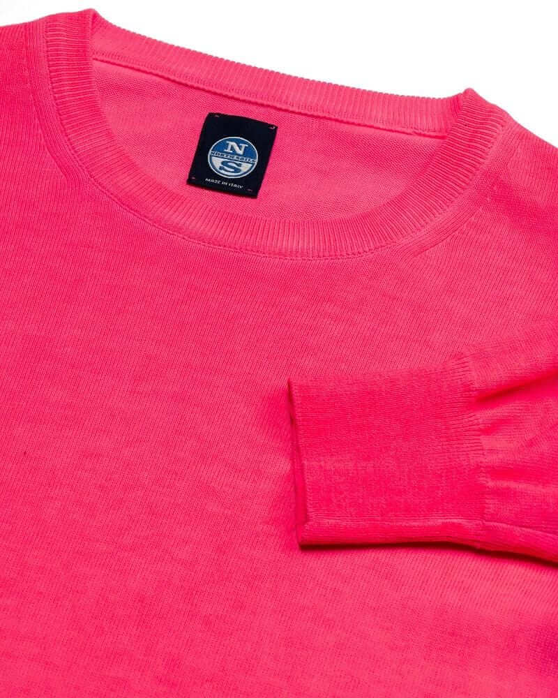 North Sails Pure Cotton Jumper Pink Fluo