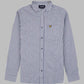 Lyle and Scott Slim Fit Gingham Shirt Navy/White