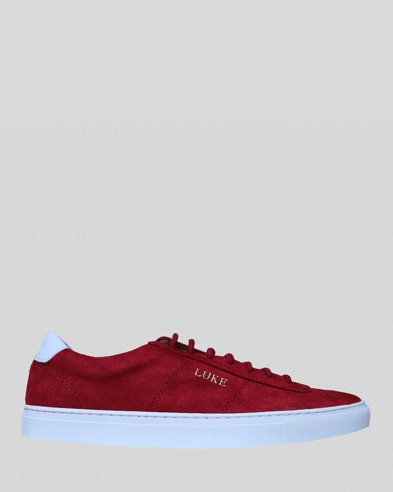 Luke PALM Limited Edition Suede Trainer Red White