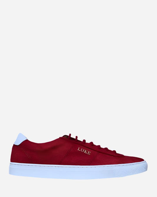 Luke PALM Limited Edition Suede Trainer Red White