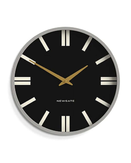 Newgate Universal PLAZA Wall Clock Overcoat Grey