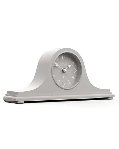 Newgate TIME MACHINE Mantel Clock Overcoat Grey