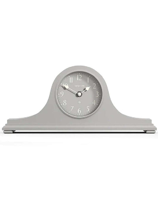 Newgate TIME MACHINE Mantel Clock Overcoat Grey