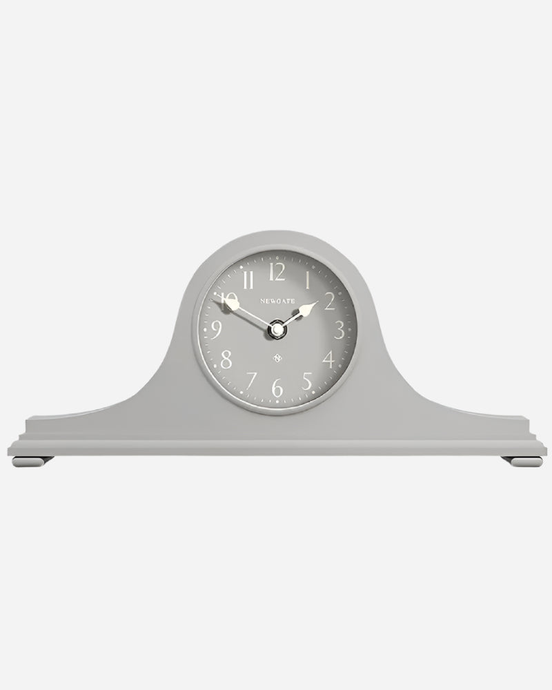 Newgate TIME MACHINE Mantel Clock Overcoat Grey