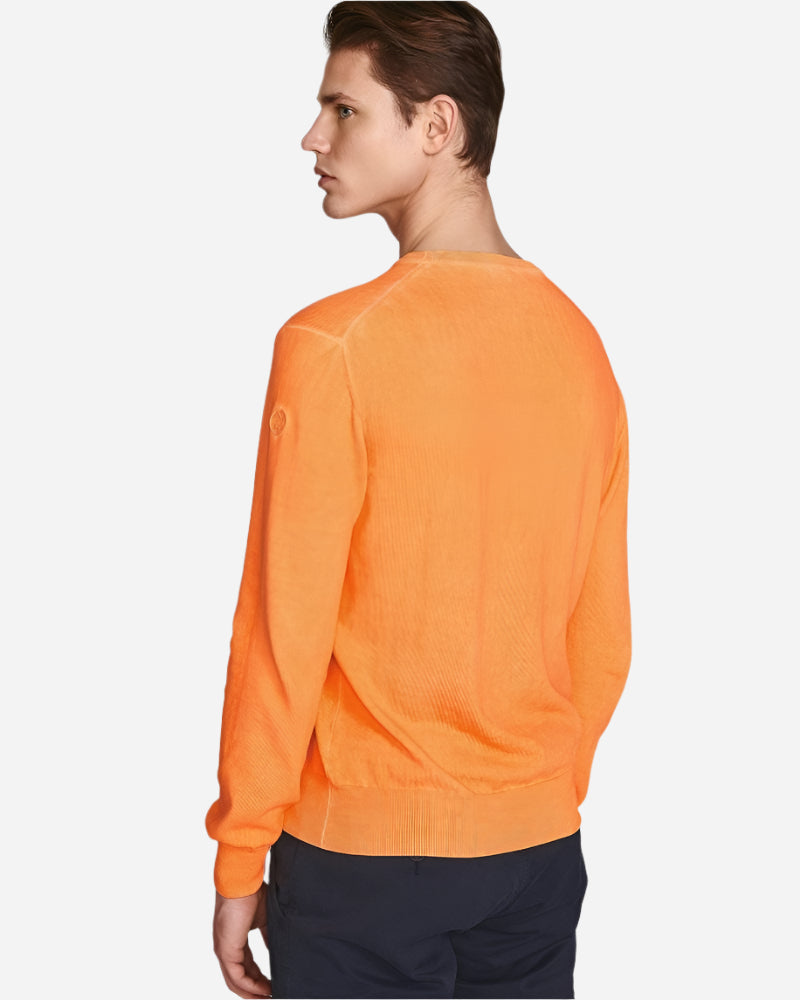 North Sails Pure Cotton Jumper Orange Fluo