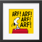 Peanuts ARF Framed Snoopy Print