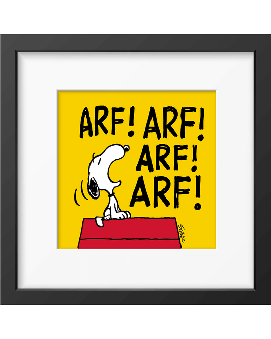 Peanuts ARF Framed Snoopy Print