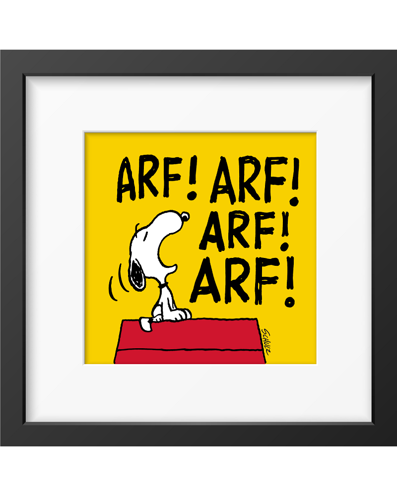 Peanuts ARF Framed Snoopy Print Magpie