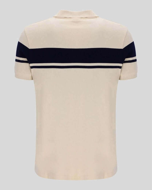 Sergio Tacchini YOUNG LINE Polo Shirt Buttercream/Maritime Blue
