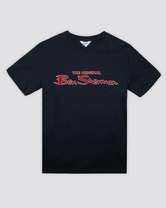 Ben Sherman Signature Logo T Shirt Dark Navy