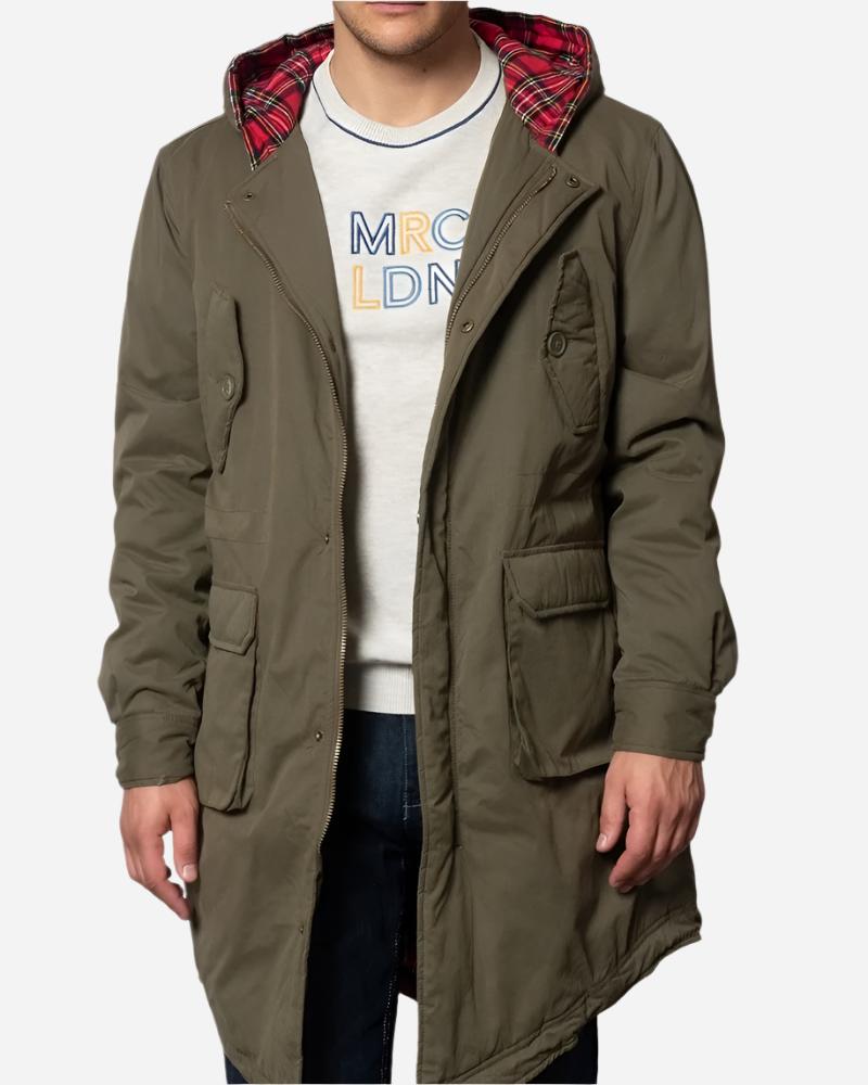 Merc TOBIAS Fishtail Parka Combat Green Merc Clothing