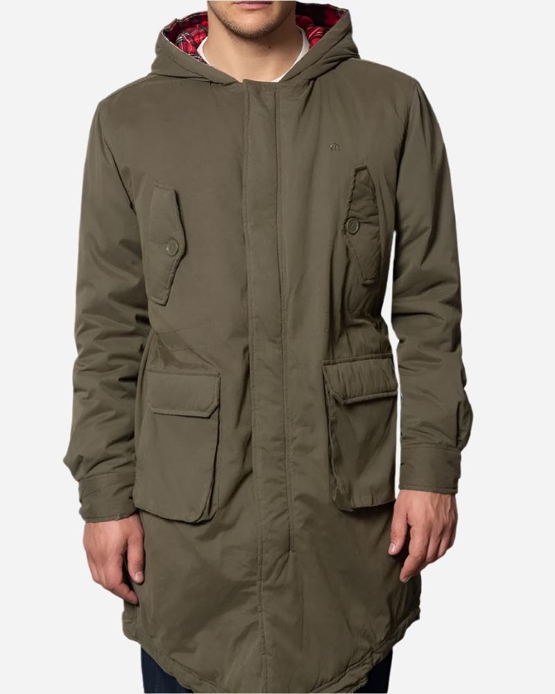 Merc TOBIAS Fishtail Parka Combat Green Merc Clothing
