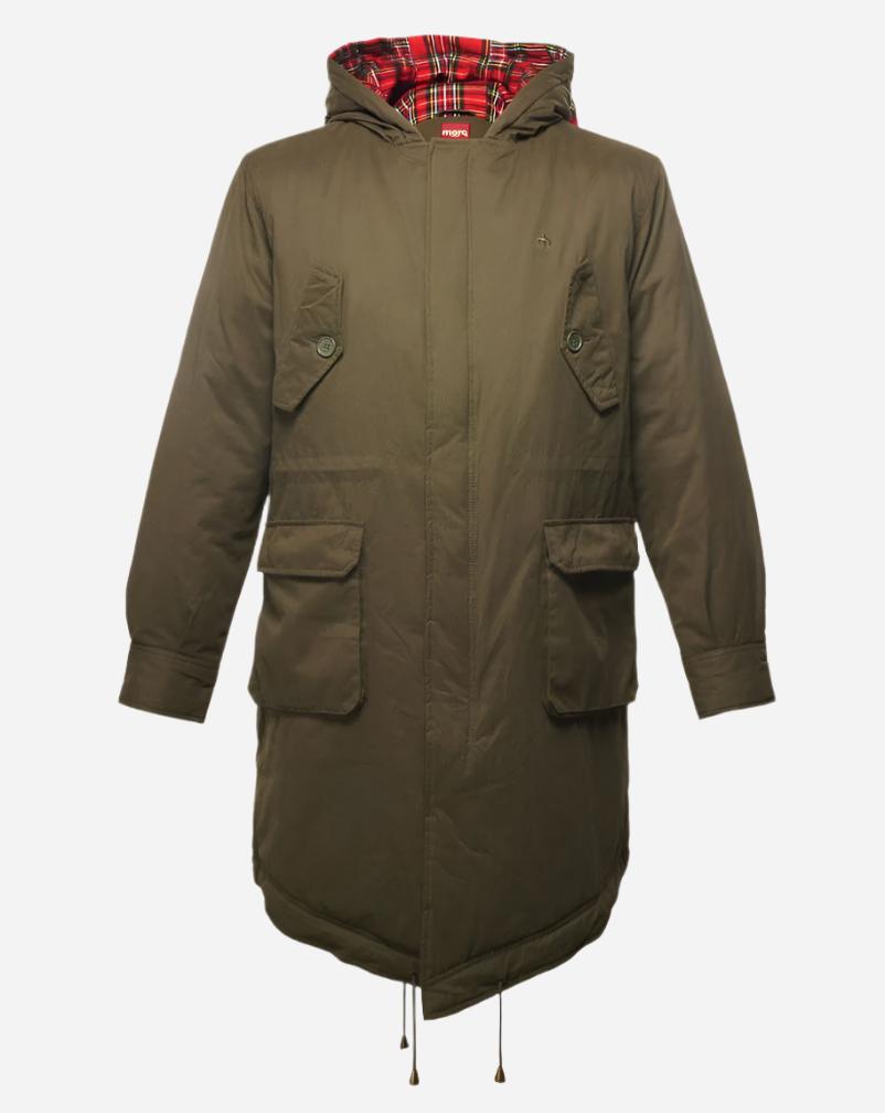 Merc TOBIAS Fishtail Parka Combat Green Merc Clothing