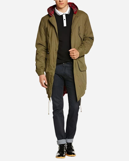 Merc TOBIAS Fishtail Parka Combat Green Merc Clothing